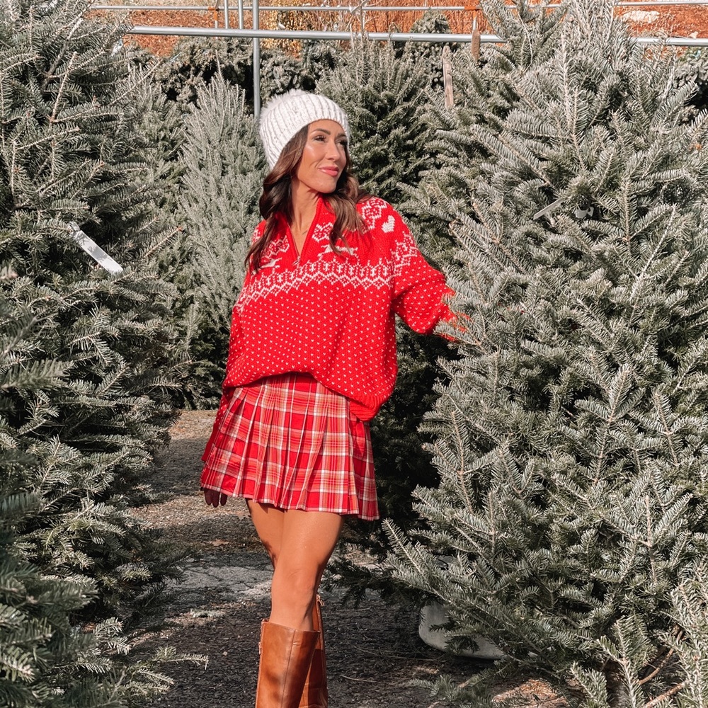 Aerie plaid skirt